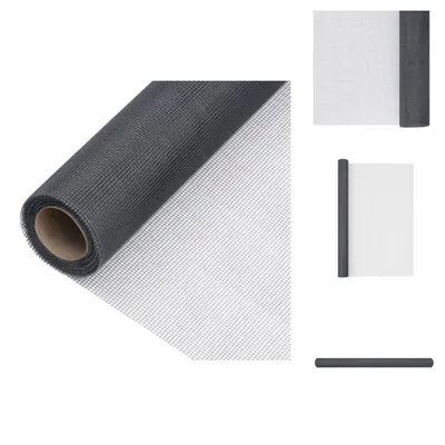 Immagine prodotto di vidaXL Zanzariera in fibra di vetro 100x1000 cm Grigio - Pannelli di recinzione