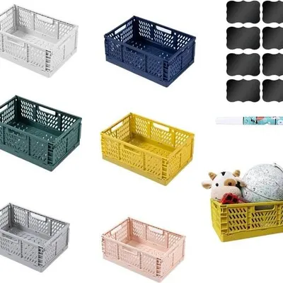 Image de Boîtes de rangement, pliables, stables