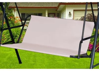 Obrázok produktu pre Náhradný poťah na hojdaciu lavičku – tkanina Oxford 600D (138 x 50 x 50 cm, biela)