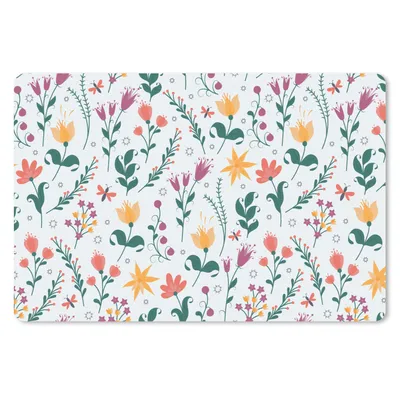 Obrázok produktu pre Podložka pod myš - Vzory - Kvety - listy - 27x18cm - Rohožka pod myš
