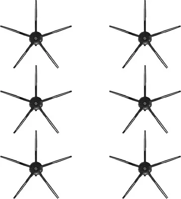 Productafbeelding van BiOHY zijborstel voor alle Roborock S5 & S6 / S7 modellen, MaxV Ultra borstel, set van 6