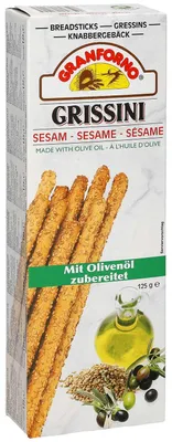 Produktbild von Granforno Grissini Sesam 125g