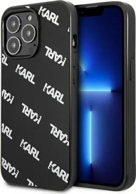 Obrázok produktu pre Karl Lagerfeld KLHCP13LPULMBK3 puzdro pre iPhone 13 Pro, 13 6,1", tvrdé