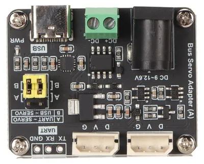 Obrázek produktu pro Deska pro řízení serva s rozhraním Bus, vstup 9–12,6 V, UART, rozměry 5,5 × 2,1 mm, DC, prostorově úsporný adaptér pro serva řady ST SC