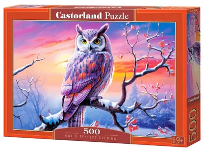Produktbild von CASTORLAND Puzzle Der perfekte Abend mit der Eule 500 Teile