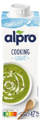 Immagine prodotto di Alpro Soja Cuisine a ridotto contenuto di grassi – Prodotto a base di soia light per cucinare – 250 ml