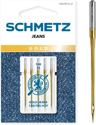 Produktbild von SCHMETZ Gold Jeans-Nadeln | 130/705 H-JT 100/16