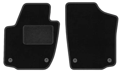 Immagine prodotto di Tappetini anteriori in moquette per Seat Toledo IV 2012- (berlina) – 2 pezzi, neri, su misura – Wielganizator LUX