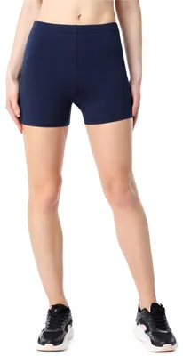Produktbild von Bellivalini Damen Kurze Leggings aus Baumwolle BLV50-186 (Dunkelblau, M)