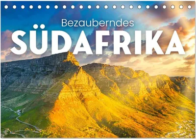 Produktbild von Bezauberndes Südafrika (Tischkalender 2025 DIN A5 quer), CALVENDO Monatskalender