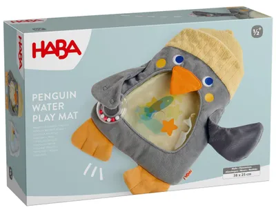 Immagine prodotto di HABA Babywelt Giocattoli per lo sviluppo motorio Tappetino da gioco acquatico Pinguino 2013408001