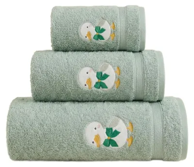 Zdjęcie produktu dla Ręcznik Dziecięcy 100% Bawełna 70X140 Szałwia