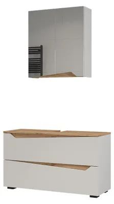 Produktbild von Badmöbel-Set Vicco Marelle Weiß/Artisan-Eiche 2-teilig, Model 65068