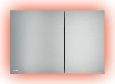 Zdjęcie produktu dla Alcaplast Air Light R MATTMETALL-STEUERKNOPF MIT HINTERGRUNDBELEUCHTUNG (10/160) AIR