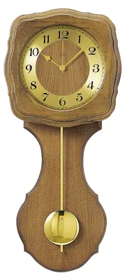 Produktbild von AMS Funk-Pendeluhr mit Schlag, Funkpendelwerk 4/4 Westminster/BimBam Schlag. Automatische Nachtabschaltung., 26x58x10cm, 5162/4