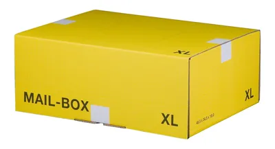 Zdjęcie produktu dla 10x inapa 3100000082 Pudełko pocztowe rozmiar XL - żółte