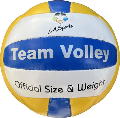 Produktbild von Volley-Ball Team Spiel- und Wettkampfball handgenäht offizielle Größe 5 - Umfang 66 cm, Stückzahl:1 Stück