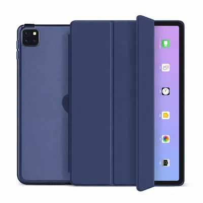 Produktbild von Schutzhülle für Apple  iPad  Pro  13" M5  (2025) M4 (2024) Smart Cover Etui Tasche Hülle Wake Up / Sleep Funktion - BLAU