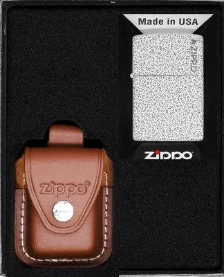 Produktbild von ZIPPO Feuerzeug-Set GLACIER LOGO Geschenk No2