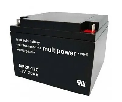 Obrázek produktu pro Pb akumulátor MULTIPOWER 12V/26,0Ah