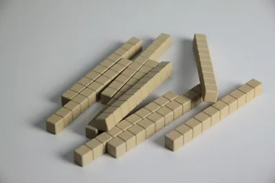 Produktbild von Dienes 100 Zehnerstäbe Re-Wood®