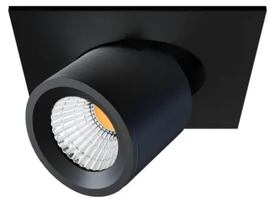 Immagine prodotto di Nano Oxo SQ Faretto LED da incasso 4W 45º CCT Switch 2700K/3200K/4000K Nero Opaco - Orientabile e Versatile - Beneito & Faure