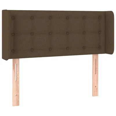 Produktbild von vidaXL Kopfteil mit Ohren Dunkelbraun 83x16x78/88 cm Stoff