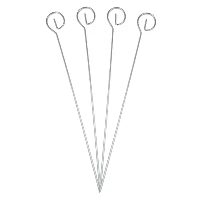 Zdjęcie produktu dla Szpadki do szaszłyków w smukłym, eleganckim kształcie ze stali nierdzewnej 4 sztuki 22 cm