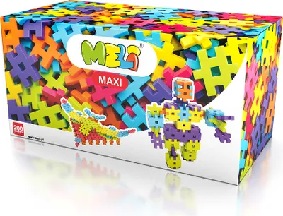 Produktbild von Meli Maxi Konstruktionsbausteine-Set – 200 Teile für Kleinkinder ab 1 Jahr