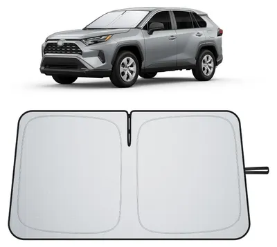 Imagen del producto de Parasol para parabrisas de automóvil, compatible con Toyota RAV4 de 2019 a 2025