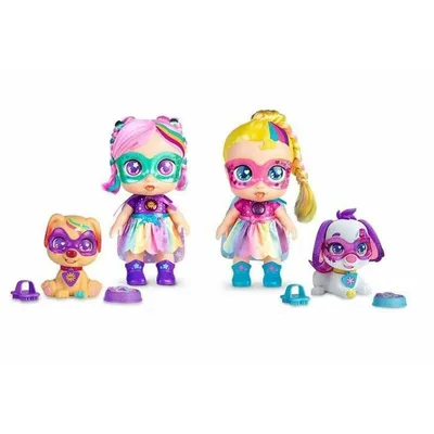 Obrázok produktu pre Bábika so zvieratkom Super Cute Rainbow Party 26 cm (26 cm)
