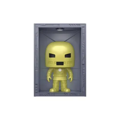 Immagine prodotto di Marvel - Hall Of Armor Iron Man Modello 1 Armatura d'oro d'argento 1035 PX Previews Exclusive - Funko Pop! Deluxe