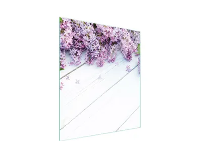 Image de Planche à découper en verre 45x52 lilas