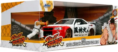 Productafbeelding van Jada Street Fighter Ryu 1:24 Nissan Skyline GTR – Artikelnummer: 253255071
