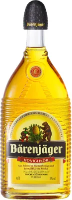Produktbild von Bärenjäger Honig Likör mit Bienenhonig und kristallklarem Vodka 700ml