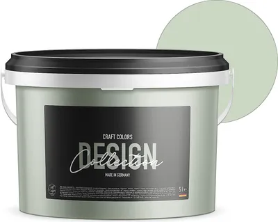Produktbild von 5L hochwertige Wandfarbe edelmatt, Kreidefarbe Germany, DESIGN Collection No. 625 pastell mint grün