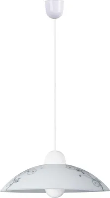 Produktbild von Rabalux 1848 Pendelleuchte 1 Spot Bloomy, E27, weiß, rund, Standard, ø300mm