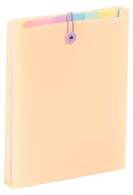 Imagen del producto de Viquel - Archivador para mochila con 6 compartimentos – Arcoíris pastel – Vertika