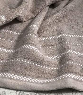 Produktbild von Handtuch Duschtuch Badetuch Frottier 100% Baumwolle Handtücher Typ674 Silbergrau Handtuch 100x50 cm