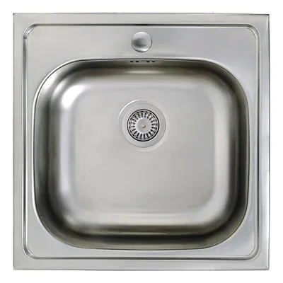 Produktbild von Küchenspüle 50 x 50 cm Edelstahl Spüle Einbauspüle Spülbecken  1Becken