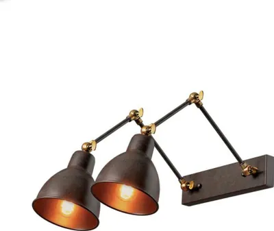Produktbild von ACA Wandleuchte mit 2xE27-Fassung, Metalldesign, Rostoptik, 39x30x36cm, THALASSA EG168872WR
