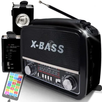 Produktbild von Tragbares Radio, Digitalradio, Küchenradio, UKW AM SW USB AUX MP3, Retro Design, Akku, USB, FM Radio für Zuhause und Büro | Retoo