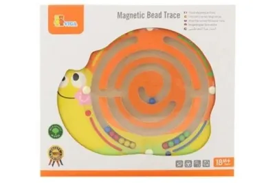 Produktbild von Viga Toys Magnetisch doolhof - slak