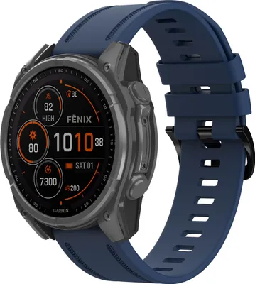 Obrázek produktu pro Garmin Fenix 8 - 43 mm, Garmin Fenix 7s, Garmin Fenix 6s, Garmin Fenix 5s Řemínek: imoshion QuickFit silikonový řemínekje Line