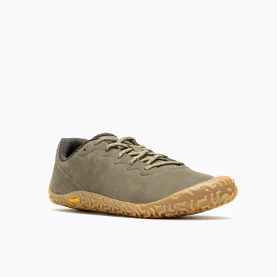 Produktbild von Merrell Vapor Glove 6 LTR Leather - Herren Barfußschuhe Barefoot Schuhe Olive-Grün J067937 , EU 43.5 UK 9