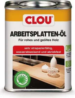 Produktbild von Holzöl CLOU Arbeitsplatten-Öl für rohes und geöltes Holz 750 ml
