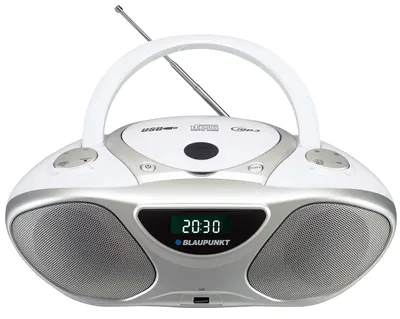 Produktbild von Blaupunkt BB14WH CD-Player CD-Recorder Silber, Weiß