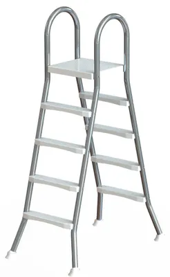 Produktbild von Azuro De Luxe stainless steel ladder "A" - for pool up to 1.40m height