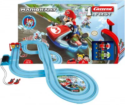 Zdjęcie produktu dla Carrera RC Nintendo Mario Kart, Zestaw pojazdów i torów, 3 lat(a), Plastik, Niebieski, Zielony, Czerwony