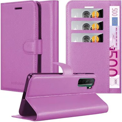 Obrázek produktu pro Cadorabo Case for Huawei NOVA 7 SE Protective Case in Purple Pouzdro na mobil s magnetickým zavíráním